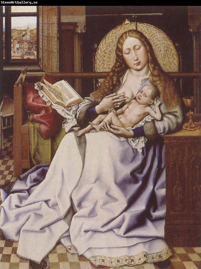 Robert Campin Virgin and Child Befroe a Firescreen